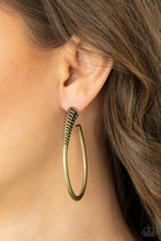 Load image into Gallery viewer, Paparazzi Jewelry Earrings Fully Loaded - Brass