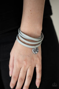 Paparazzi Jewelry Bracelet Wonderfully Worded - Silver