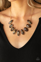 Load image into Gallery viewer, Paparazzi Jewelry Necklace Elliptical Episode - Brown