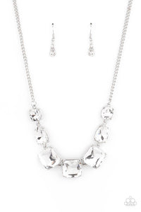 Paparazzi Jewelry Necklace Unfiltered Confidence - White