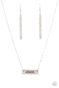 Paparazzi Jewelry Necklace Blessed Mama - Silver