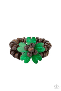 Paparazzi Jewelry Wooden Tropical Flavor - Green
