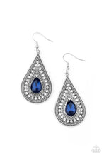 Load image into Gallery viewer, Paparazzi Jewelry Earrings Metro Masquerade - Blue