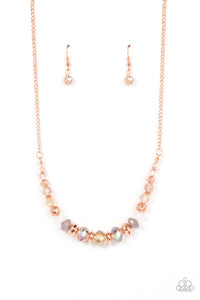 Paparazzi Jewelry Necklace Turn Up The Tea Lights - Copper