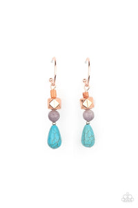 Paparazzi Jewelry Earrings Boulevard Stroll - Copper