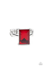 Load image into Gallery viewer, Paparazzi Jewelry Ring Social Glow - Red