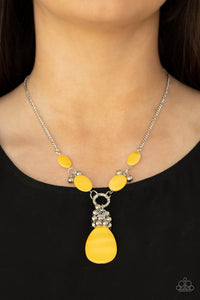 Paparazzi Jewelry Necklace Summer Idol - Yellow