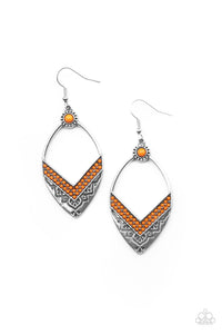 Paparazzi Jewelry Earrings Indigenous Intentions - Orange