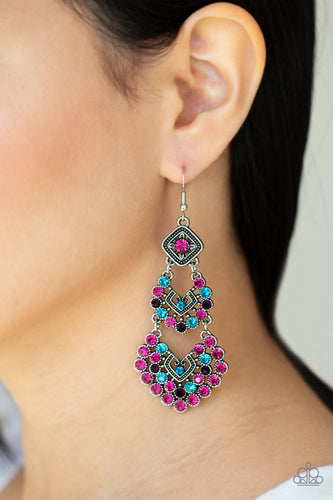 Paparazzi Jewelry Earrings All For The GLAM - Multi