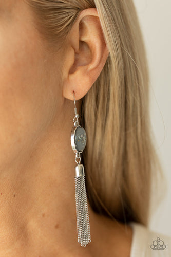 Paparazzi Jewelry Earrings Oceanic Opalescence - Silver