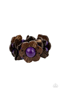 Paparazzi Jewelry Wooden Mediterranean Mangrove - Purple