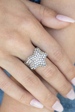 Load image into Gallery viewer, Paparazzi Jewelry Ring Here Come The Fireworks - White