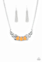Load image into Gallery viewer, Paparazzi Jewelry Necklace Heavenly Happenstance - Orange