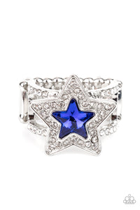 Paparazzi Jewelry Ring One Nation Under Sparkle - Blue