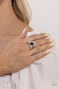 Paparazzi Jewelry Ring One Nation Under Sparkle - Blue