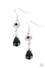 Load image into Gallery viewer, Paparazzi Jewelry Earrings Graceful Glimmer - Black