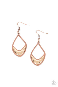 Paparazzi Jewelry Earrings Artisan Treasure - Copper