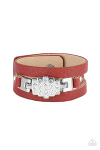 Paparazzi Jewelry Bracelet Ultra Urban - Red