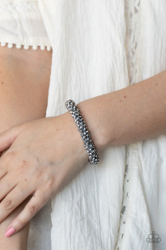 Paparazzi Jewelry Bracelet Up and Sparkle - Silver