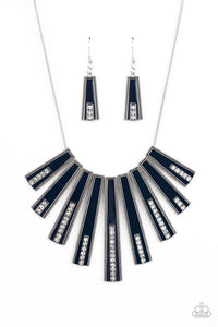 Paparazzi Jewelry Necklace FAN-tastically Deco - Blue