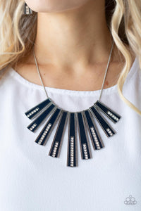 Paparazzi Jewelry Necklace FAN-tastically Deco - Blue