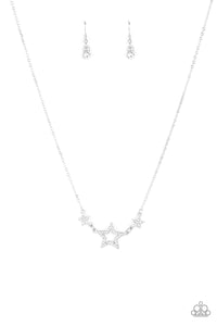 Paparazzi Jewelry Necklace United We Sparkle - White