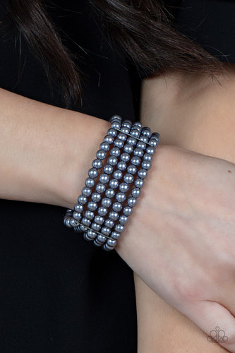 Paparazzi Jewelry Bracelet A Pearly Affair - Silver