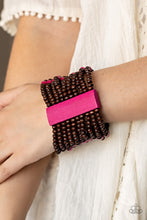 Load image into Gallery viewer, Paparazzi Jewelry Wooden Tropical Trendsetter - Pink