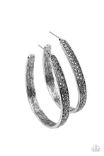 Load image into Gallery viewer, Paparazzi Jewelry Earrings Bossy and Glossy - Silver