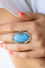 Load image into Gallery viewer, Paparazzi Jewelry Ring Peacefully Pioneer - Blue