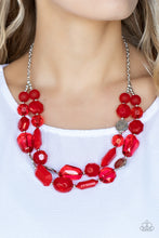 Load image into Gallery viewer, Paparazzi Jewelry Necklace Oceanic Opulence - Red