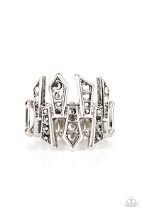 Paparazzi Jewerly Ring Juxtaposed Jewels - Silver