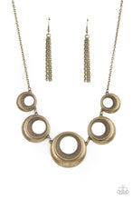 Load image into Gallery viewer, Paparazzi Jewelry Necklace Solar Cycle - Brass