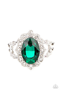 Paparazzi Jewelry Ring Oval Office Opulence - Green