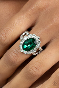 Paparazzi Jewelry Ring Oval Office Opulence - Green