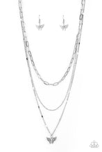 Load image into Gallery viewer, Paparazzi Jewelry Necklace Bountiful Butterflies - White