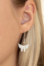 Load image into Gallery viewer, Paparazzi Jewelry Necklace Bountiful Butterflies - White
