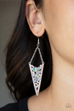 Load image into Gallery viewer, Paparazzi Jewelry Earrings Sharp-Dressed Drama - Multi