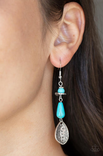 Paparazzi Jewelry Earrings Artfully Artisan - Blue