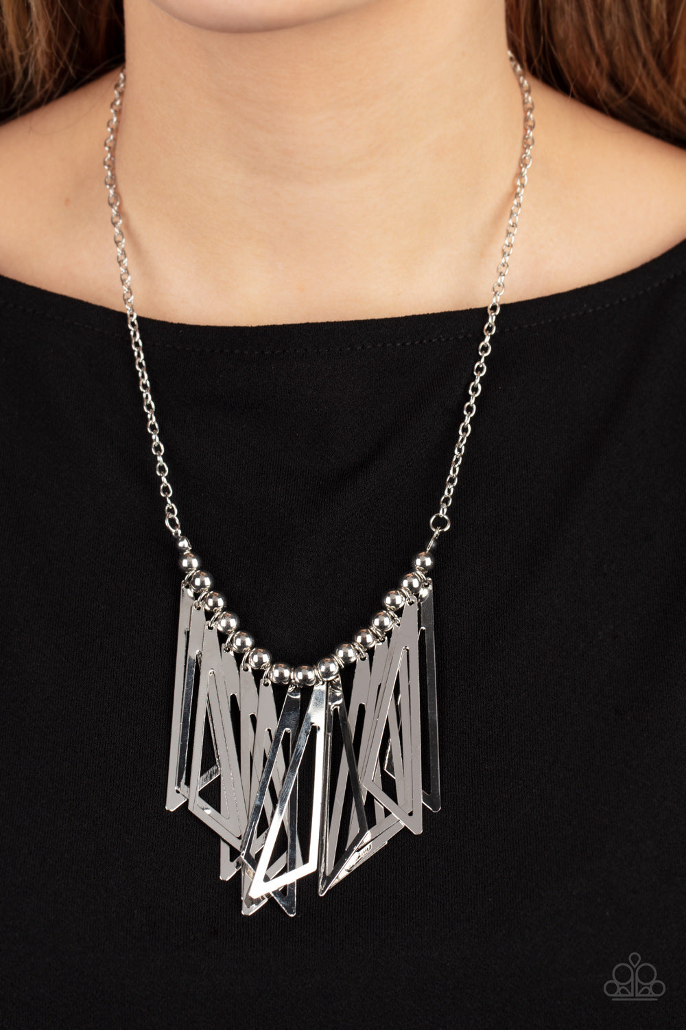 Paparazzi Jewelry Necklace Industrial Jungle - Silver