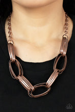 Load image into Gallery viewer, Paparazzi Jewelry Necklace Fiercely Flexing - Copper