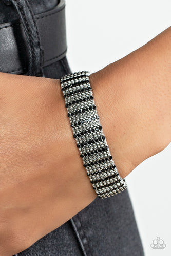 Paparazzi Jewelry Bracelet The GRIT Factor - Black