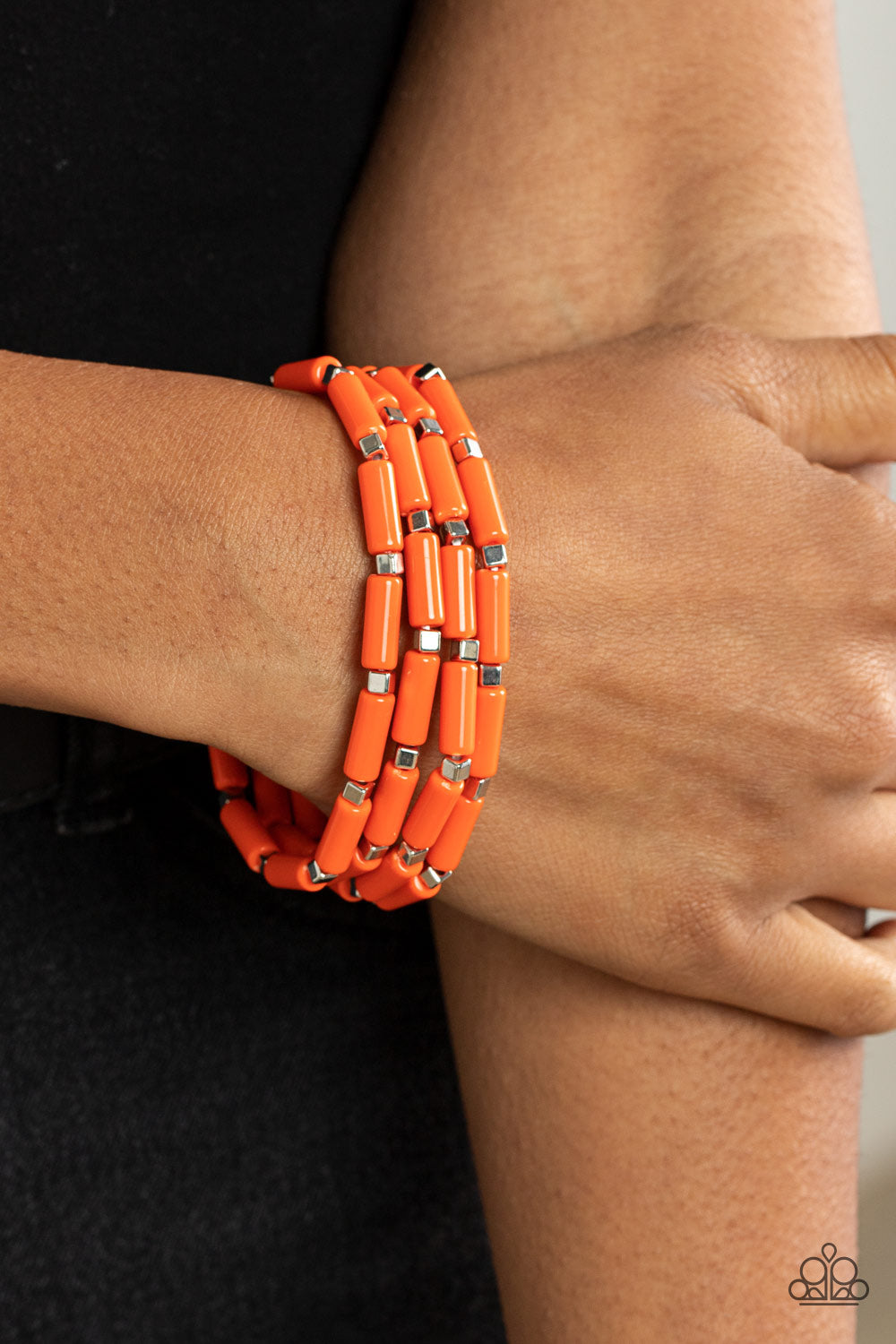 Paparazzi Jewelry Bracelet Radiantly Retro - Orange