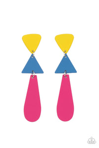 Paparazzi Jewelryn Earrings Retro Redux - Multi