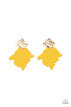 Load image into Gallery viewer, Paparazzi Jewelry Earrings Crimped Couture - Yellow