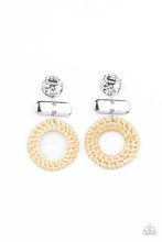 Load image into Gallery viewer, Paparazzi Jewelry Earrings Woven Whimsicality - White