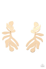Load image into Gallery viewer, Paparazzi Jewelry Earrings Palm Picnic - Gold