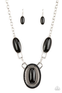 Paparazzi Jewelry Necklace Count to TENACIOUS - Black