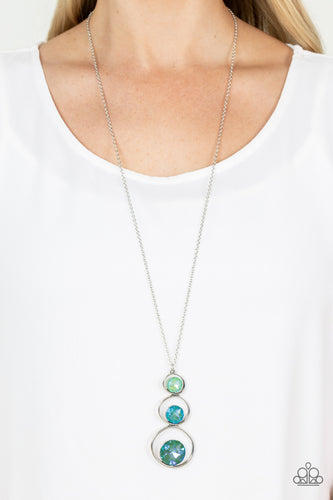 Paparazzi Jewelry Necklace Celestial Courtier - Green