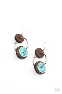 Paparazzi Jewelry Earrings Artisanal Aesthetic - Blue